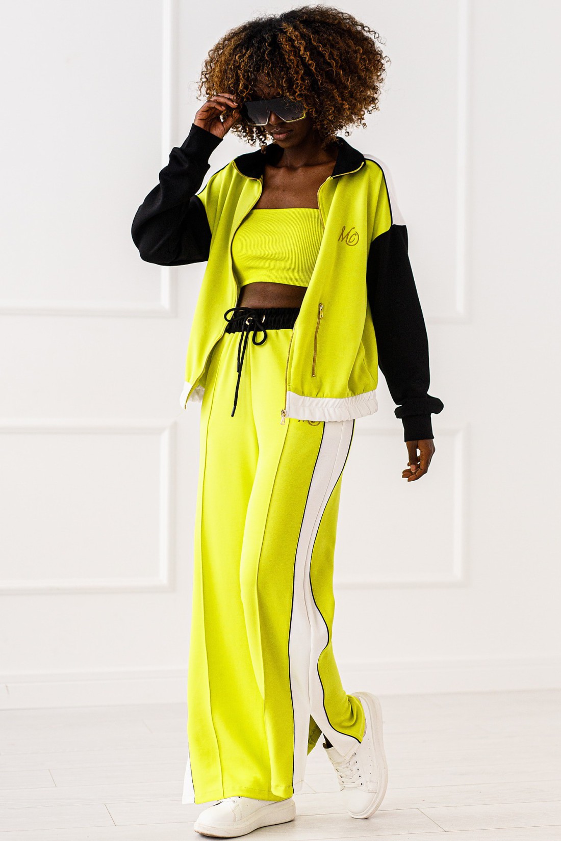 Zara tracksuit - lime green